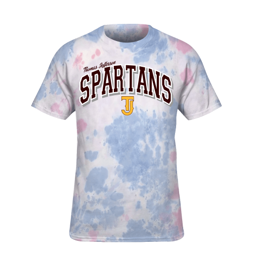 Thomas Jefferson High School Retro Tie-Dye School Pride Shirt